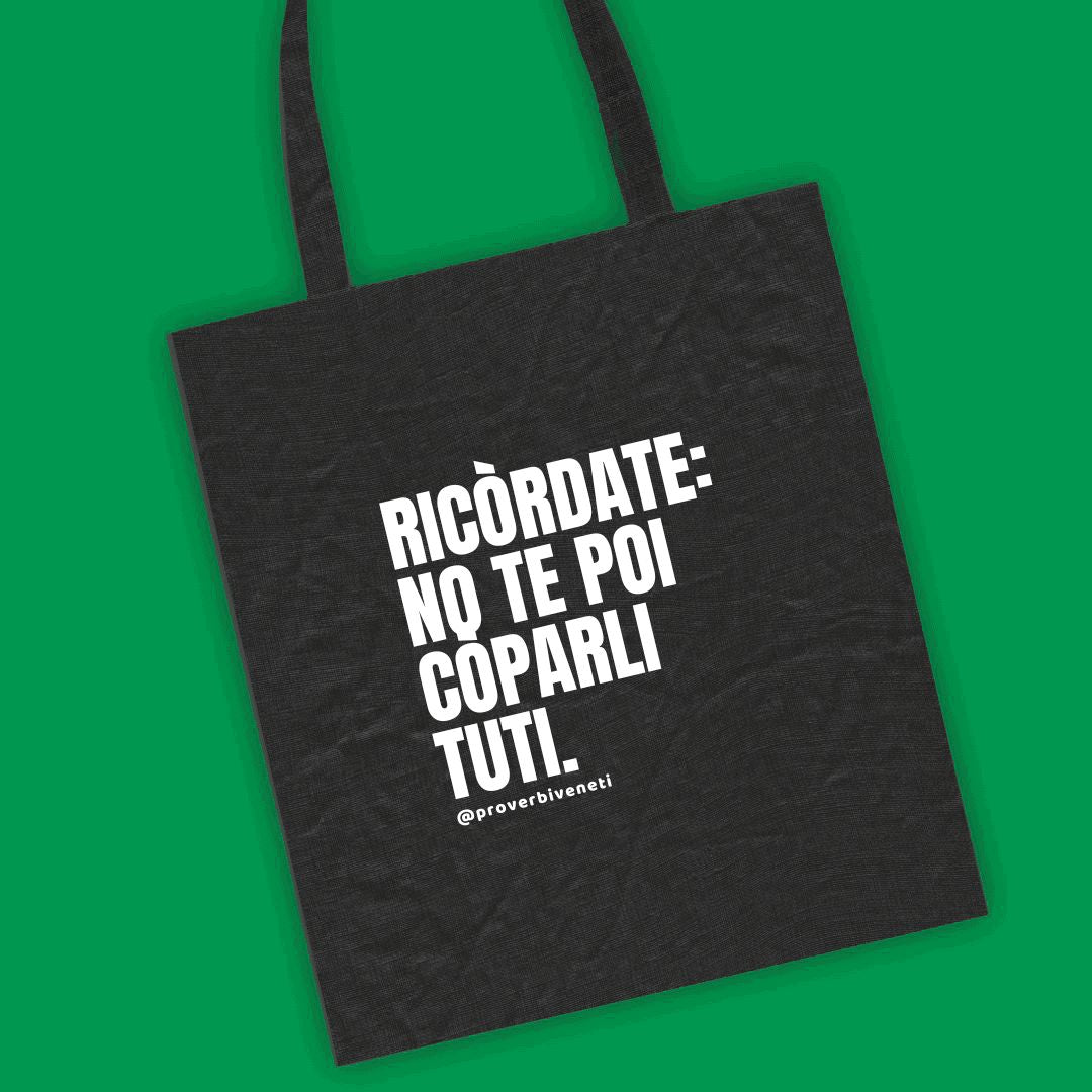 Shopper RICORDATE: NO TE POI COPARLI TUTI